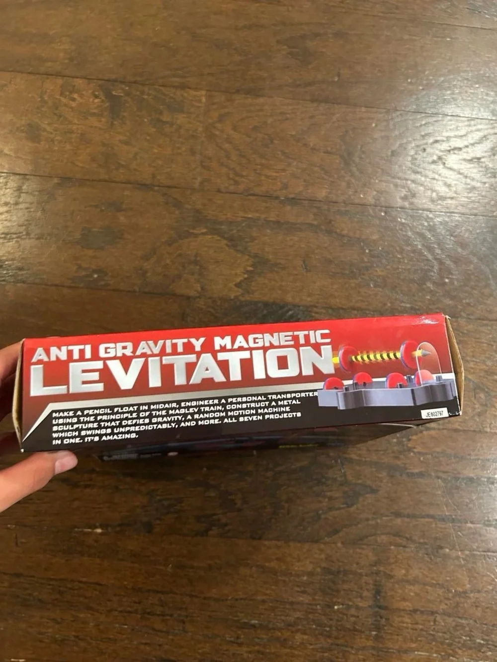 4M Kids Labs Anti-Gravity Magnetic Levitation STEM Toy - Red/Black